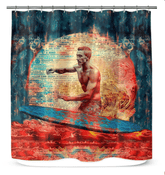 Surfing Essence Shower Curtain - Beyond T-shirts